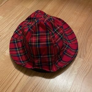 Plaid 90s bucket Hat